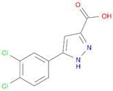 1H-Pyrazole-3-carboxylic acid, 5-(3,4-dichlorophenyl)-