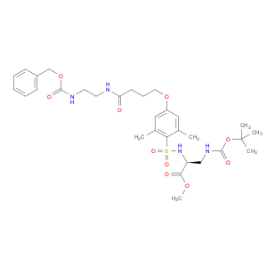 L-Alanine, 3-[[(1,1-dimethylethoxy)carbonyl]amino]-N-[[2,6-dimethyl-4-[4-oxo-4-[[2-[[(phenylmethox…