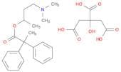 Propionic acid, 2,2-diphenyl-, 3-(dimethylamino)-1-methylpropyl ester, citrate (1:1) (8CI)