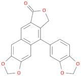 Furo[3',4':6,7]naphtho[2,3-d]-1,3-dioxol-6(8H)-one, 9-(1,3-benzodioxol-5-yl)-