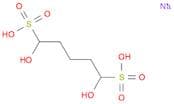 Glutaraldehyde sodium bisulfite addition compound