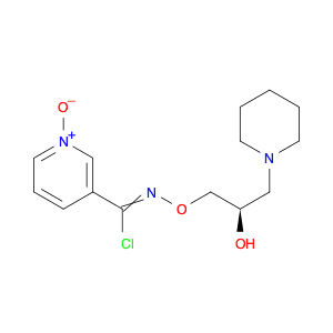 N-[(2R)-2-Hydroxy-3-(1-piperidinyl)propoxy]-3-pyridinecarboximidoylchloride 1-oxide