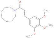 2-Propen-1-one, 1-(hexahydro-1(2H)-azocinyl)-3-(3,4,5-trimethoxyphenyl)-