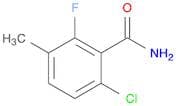 6-CHLORO-2-FLUORO-3-METHYLBENZAMIDE