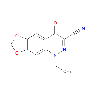 1-Ethyl-4-oxo-1,4-dihydro-[1,3]dioxolo[4,5-g]cinnoline-3-carbonitrile