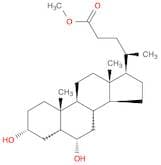 Cholan-24-oic acid, 3,6-dihydroxy-, methyl ester, (3α,5β,6α)-