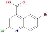 6-Bromo-2-chloro-4-quinolinecarboxylicacid