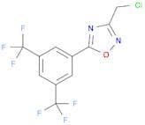 1,2,4-Oxadiazole, 5-[3,5-bis(trifluoromethyl)phenyl]-3-(chloromethyl)-