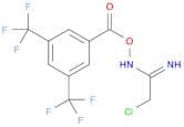 Benzoic acid, 3,5-bis(trifluoromethyl)-, (2-chloro-1-iminoethyl)azanyl ester