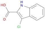 1H-Indole-2-carboxylic acid, 3-chloro-