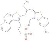 Naphtho[1,2-d]thiazolium, 2-[2-[(3-ethyl-5-methyl-2(3H)-benzothiazolylidene)methyl]-1-buten-1-yl]-…