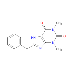 1H-Purine-2,6-dione, 3,9-dihydro-1,3-dimethyl-8-(phenylmethyl)-