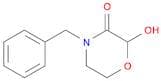 3-Morpholinone, 2-hydroxy-4-(phenylmethyl)-