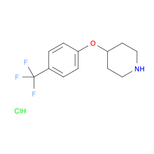 4-[4-(Trifluoromethyl)phenoxy]piperidine, HCl