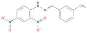 Benzaldehyde, 3-methyl-, 2-(2,4-dinitrophenyl)hydrazone