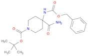 tert-Butyl 4-(benzyloxycarbonylamino)-4-carbamoylpiperidine-1-carboxylate