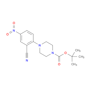 1-Piperazinecarboxylic acid, 4-(2-cyano-4-nitrophenyl)-, 1,1-dimethylethyl ester