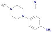 Benzonitrile, 5-​amino-​2-​(4-​methyl-​1-​piperazinyl)​-