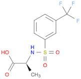 2-([[3-(Trifluoromethyl)phenyl]sulfonyl]amino)propanoic acid