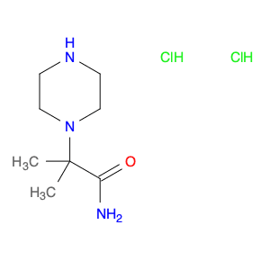 1-Piperazineacetamide, α,α-dimethyl-, hydrochloride (1:2)