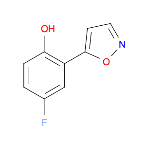 Phenol, 4-fluoro-2-(5-isoxazolyl)-