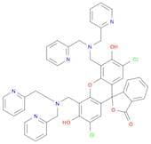 Spiro[isobenzofuran-1(3H),9'-[9H]xanthen]-3-one, 4',5'-bis[[bis(2-pyridinylmethyl)amino]methyl]-2'…