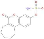 Sulfamic acid, 6,7,8,9,10,11-hexahydro-6-oxobenzo[b]cyclohepta[d]pyran-3-yl ester