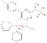 Methanesulfonamide, N-[5-[(diphenylphosphinyl)methyl]-4-(4-fluorophenyl)-6-(1-methylethyl)-2-pyrim…