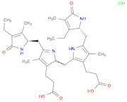21H-Biline-8,12-dipropanoic acid, 3,18-diethyl-1,4,5,15,16,19,22,24-octahydro-2,7,13,17-tetramethy…