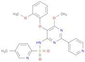 2-Pyridinesulfonamide, N-[6-methoxy-5-(2-methoxyphenoxy)-2-(4-pyridinyl)-4-pyrimidinyl]-5-methyl-
