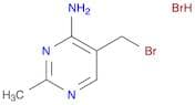 4-Pyrimidinamine, 5-(bromomethyl)-2-methyl-, hydrobromide (1:1)