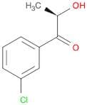 1-Propanone, 1-(3-chlorophenyl)-2-hydroxy-, (2R)-