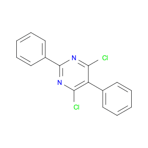Pyrimidine, 4,6-dichloro-2,5-diphenyl-