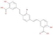 5,5'-((1E,1'E)-(2-Bromo-1,4-phenylene)bis(ethene-2,1-diyl))bis(2-hydroxybenzoic acid)