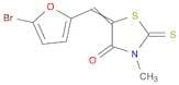 (Z)-5-((5-Bromofuran-2-yl)methylene)-3-methyl-2-thioxothiazolidin-4-one