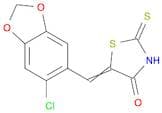 (5E)-5-[(6-chloro-1,3-benzodioxol-5-yl)methylene]-2-mercapto-1,3-thiazol-4(5H)-one