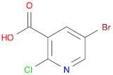 3-Pyridinecarboxylic acid, 5-bromo-2-chloro-