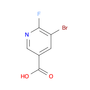 3-​Pyridinecarboxylic acid, 5-​bromo-​6-​fluoro-