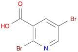 3-Pyridinecarboxylic acid, 2,5-dibromo-
