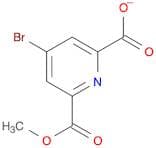2,​6-​Pyridinedicarboxylic acid, 4-​bromo-​, 2-​methyl ester