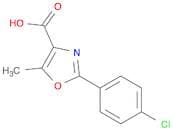 2-(4-Chlorophenyl)-5-methyloxazole-4-carboxylic acid
