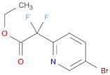 2-Pyridineacetic acid, 5-bromo-α,α-difluoro-, ethyl ester