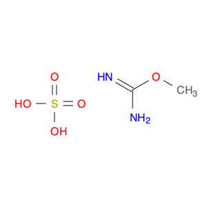 Carbamimidic acid, methyl ester, sulfate (1:1)