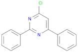 Pyrimidine, 4-chloro-2,6-diphenyl-