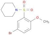 1-(5-Bromo-2-methoxyphenylsulfonyl)piperidine