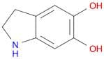 1H-Indole-5,6-diol, 2,3-dihydro-
