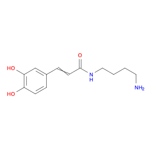 2-Propenamide, N-(4-aminobutyl)-3-(3,4-dihydroxyphenyl)-