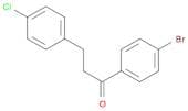 1-Propanone, 1-(4-bromophenyl)-3-(4-chlorophenyl)-