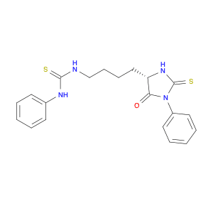 Thiourea, N-[4-[(4S)-5-oxo-1-phenyl-2-thioxo-4-imidazolidinyl]butyl]-N'-phenyl-