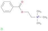 Ethanaminium, 2-(benzoyloxy)-N,N,N-trimethyl-, chloride (1:1)